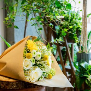 Bouquet Champêtre de Fleurs Fraîches « Rêverie Solaire »